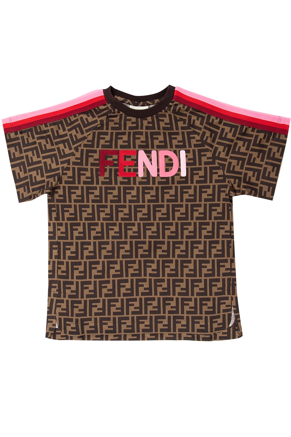 Pink Patterned T fendi SchaferandweinerShops CI shirt Fendi Kids